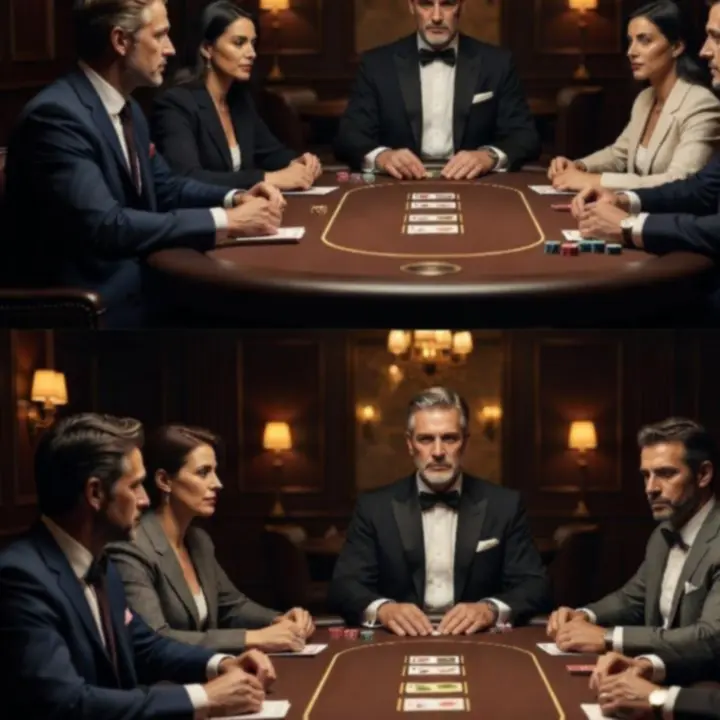 Profesjonalny stół pokerowy podczas wieczoru Dawid Połomski DOP